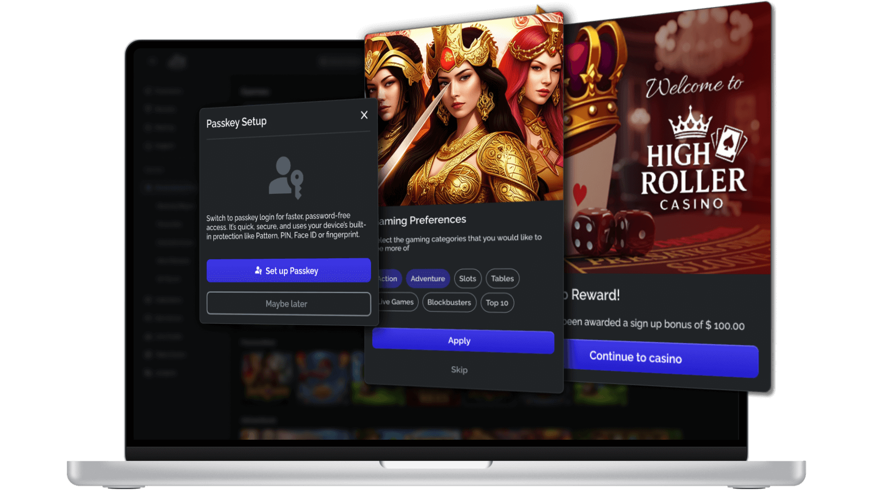 Casino Lobby Onboarding