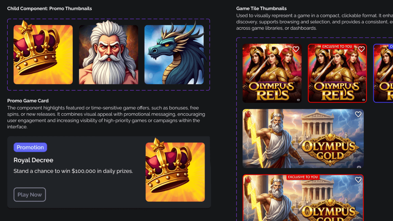 Figma Game Card Component